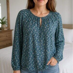 Navy Tunic Blouse